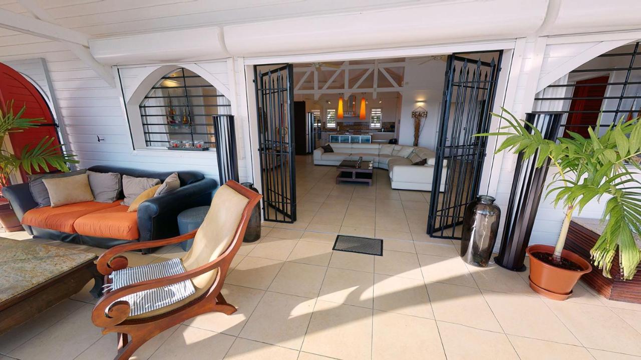Villa Deluxe L'Hacienda Villa Vue Mer 180 Piscine Jacuzzi Proche Plage Marina Golf Pointe Des Chateaux Et Casino Jardin Clos Voyage Durable Saint-Francois  Exterior foto