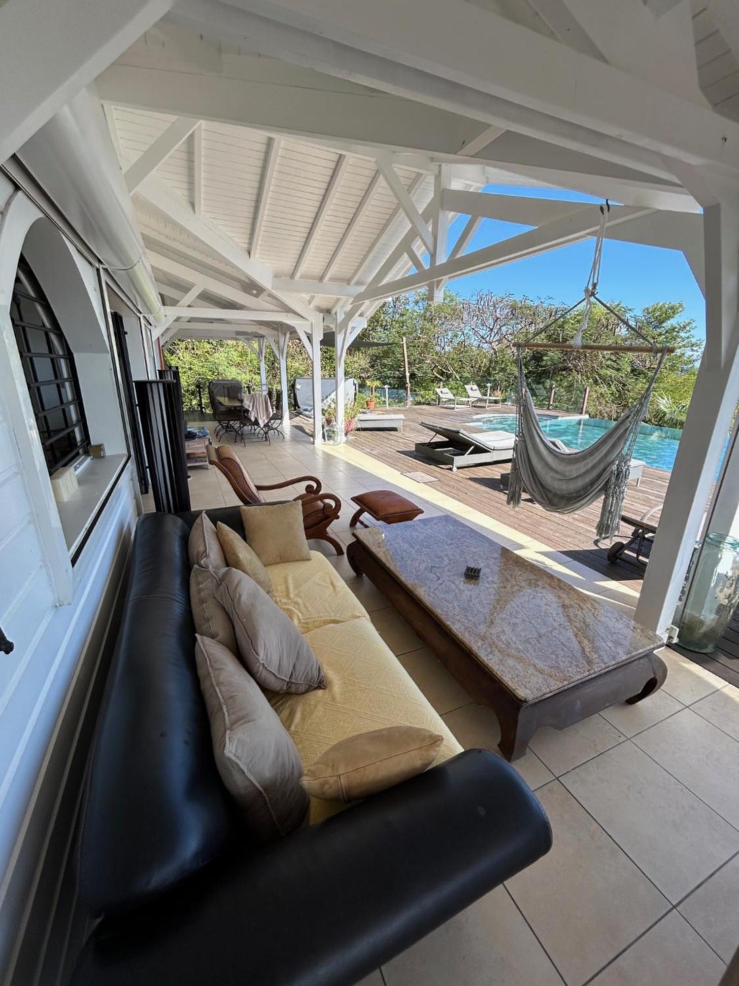 Villa Deluxe L'Hacienda Villa Vue Mer 180 Piscine Jacuzzi Proche Plage Marina Golf Pointe Des Chateaux Et Casino Jardin Clos Voyage Durable Saint-Francois  Exterior foto
